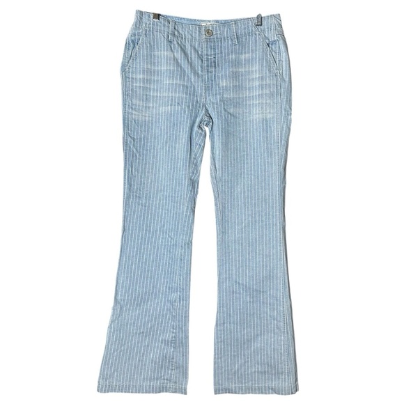 Free People Pants - Free People Railroad Striped Flare Jeans. Size 27